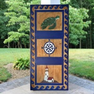 Hand-Carved Caretta Barn Door | Antique Doors | Custom Designed Farmhouse Door | Wooden interior Exterior Doors | Front Door | Wall Decor