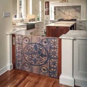 Kitchen Barn Wood Door, Rustic Wooden Baby Gate, Child Gate, Pet Gate, Dog Gate, Cat Gate, Swinging Saloon Doors, Safety interior Gates